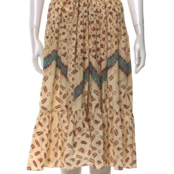 NWOT ULLA JOHNSON Josefina Midi Dress in Opal XS $475 - Picture 5 of 6